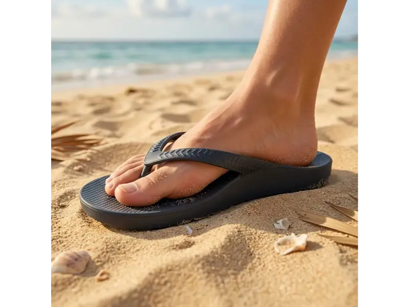 Arch Support Flip Flops for Women for relaxed home wear and comfortable indoor activities