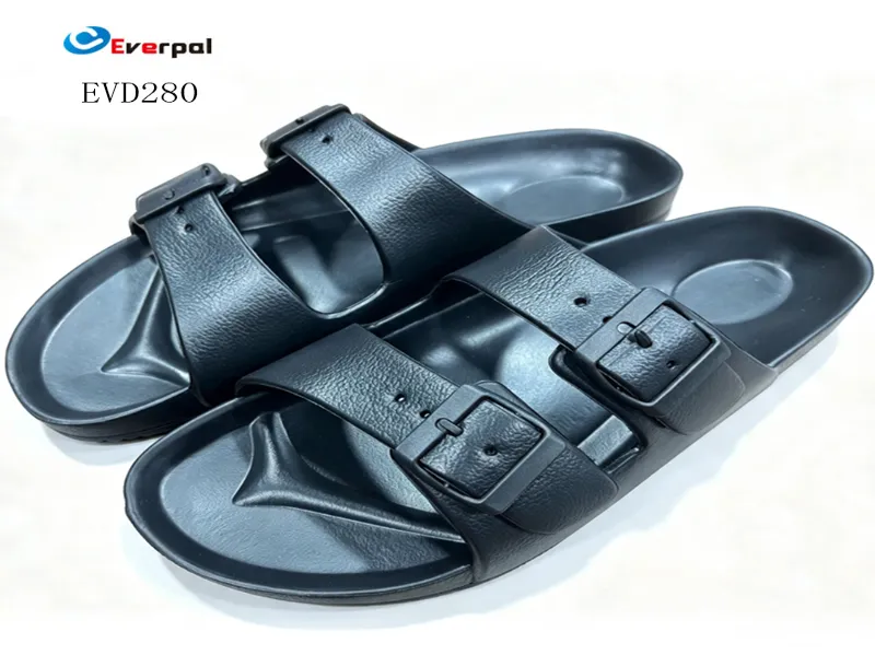 Sandals Sleamhnán EVA Búcla Dúbailte Inchoigeartaithe Unisex